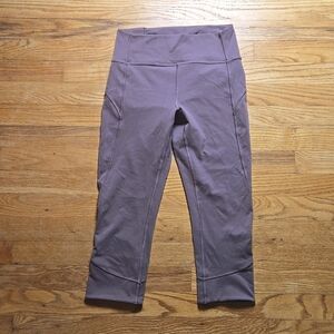 Lululemon Wunder Train high rise crop 23" leggings